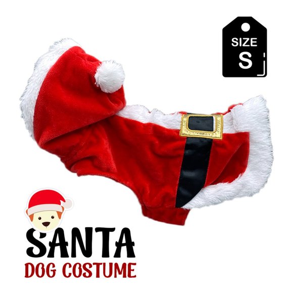 Dog Santa Claus Christmas Pet Costume (Size S) - Picture 1 of 8